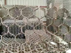 水泥廠耐磨陶瓷涂料內(nèi)襯龜甲網(wǎng)得應用